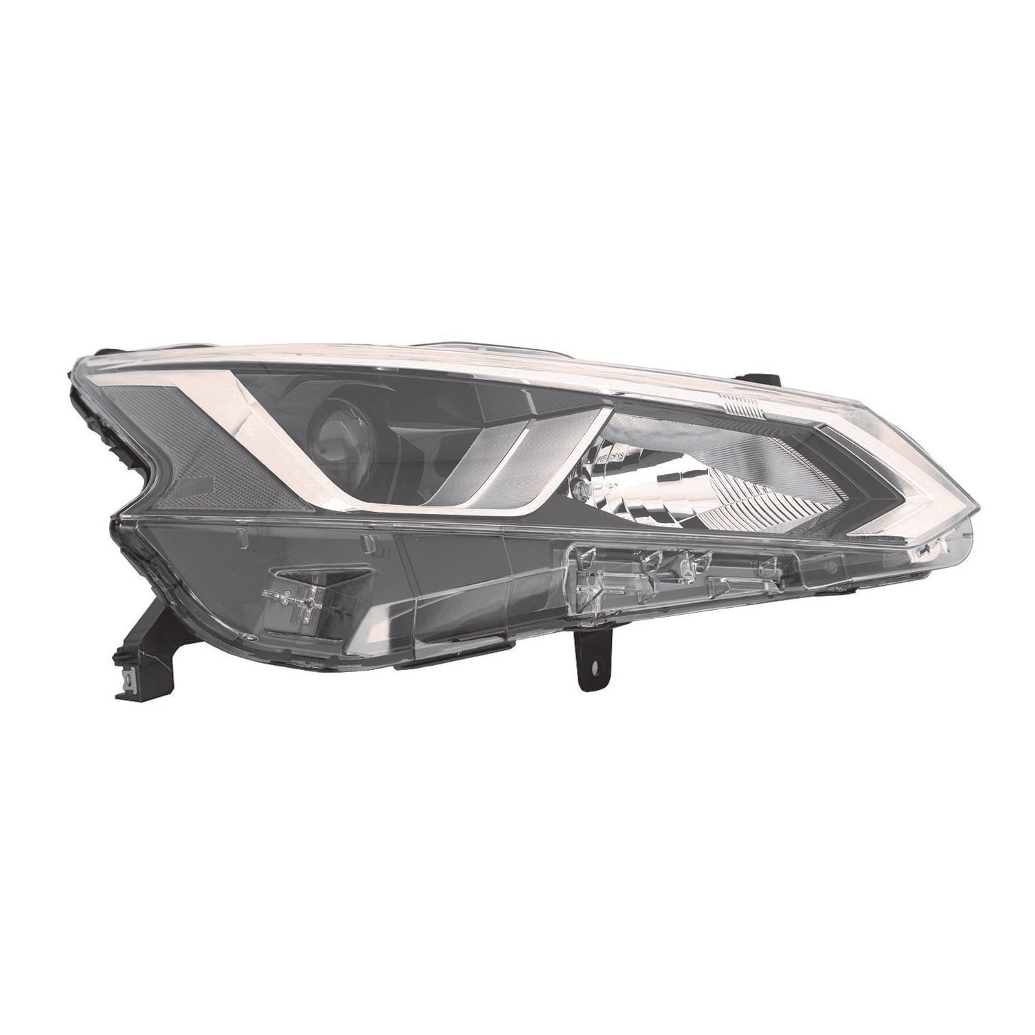 Headlight Assembly Composite Right Halogen w/o Auto Leveling CAPA for Nissan Altima 2019–2021