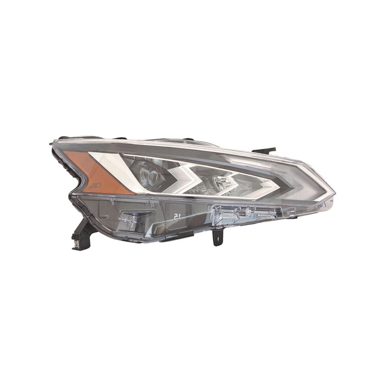 Headlight Assembly Composite Right LED w/o Auto Leveling for Nissan Altima 2019–2022