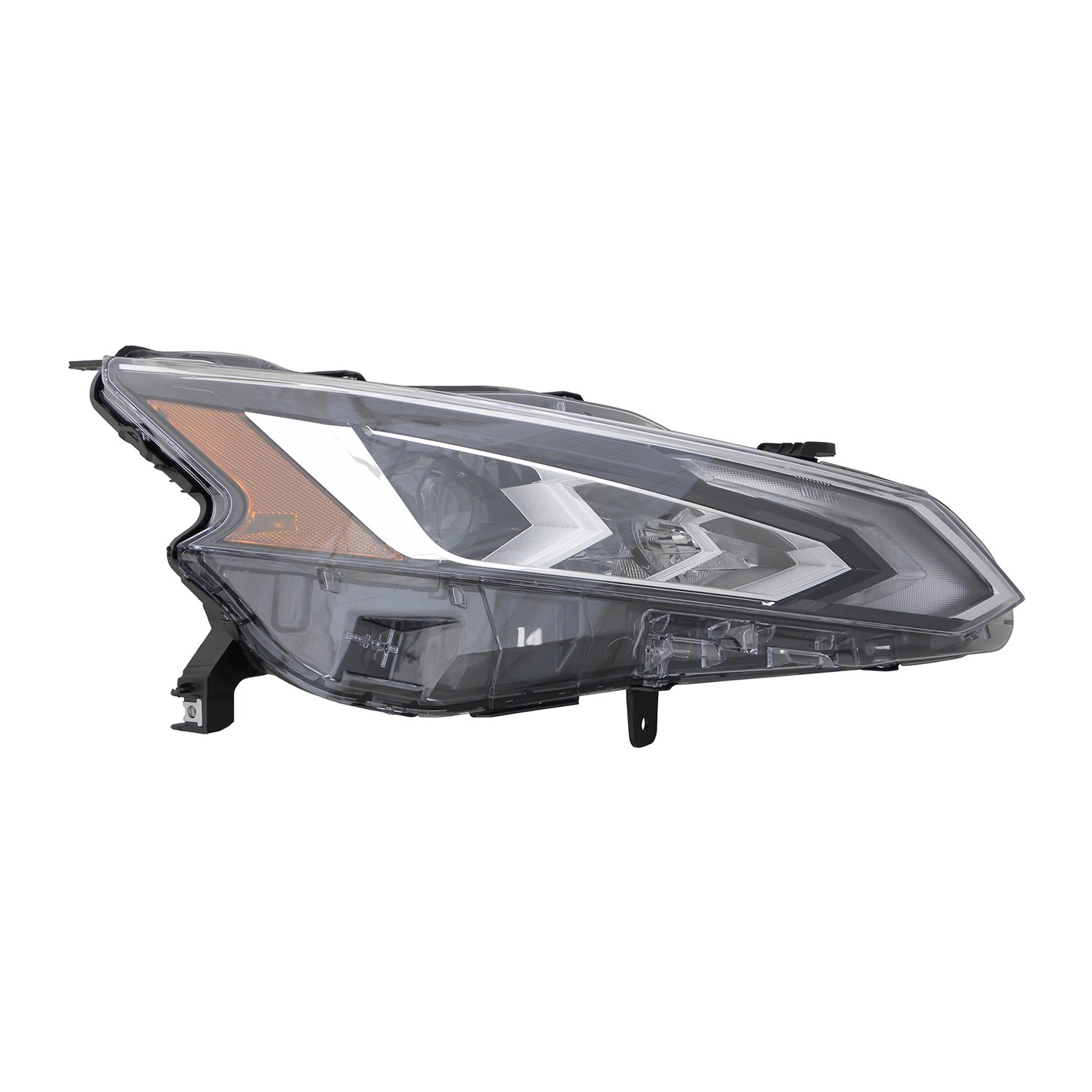 Headlight Assembly Composite Right LED w/o Auto Leveling for Nissan Altima 2019–2022