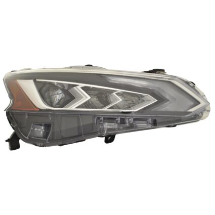 Headlight Assembly Composite Right LED w/Auto Leveling CAPA for Nissan Altima 2019–2022