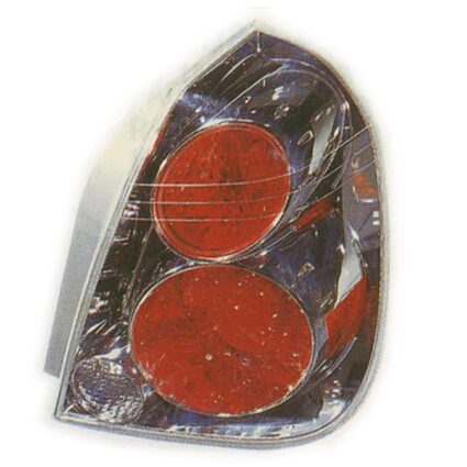 Tail Light Assembly Left w/Chrome Rim for Nissan Altima S SL SE Base 2005–2006