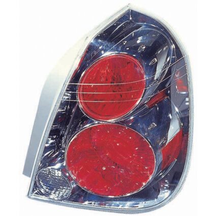 Tail Light Assembly Right w/Chrome Rim CAPA for Nissan Altima S SL SE Base 2005–2006