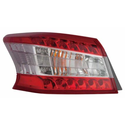 Tail Light Assembly Right Outer CAPA for Nissan Sentra 2013–2015