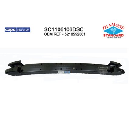 Bumper Cover Reinforcement Rear CAPA for Scion xD 2008–2014