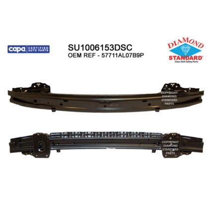 Bumper Cover Reinforcement Front CAPA for Subaru Outback 2015–2017