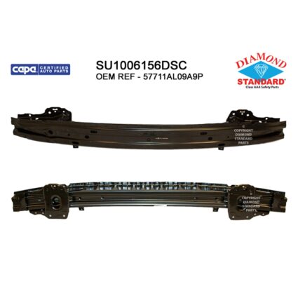 Bumper Cover Reinforcement Front CAPA for Subaru Outback 2018–2019