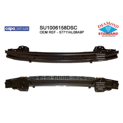Bumper Cover Reinforcement Front CAPA for Subaru Legacy 2018–2019