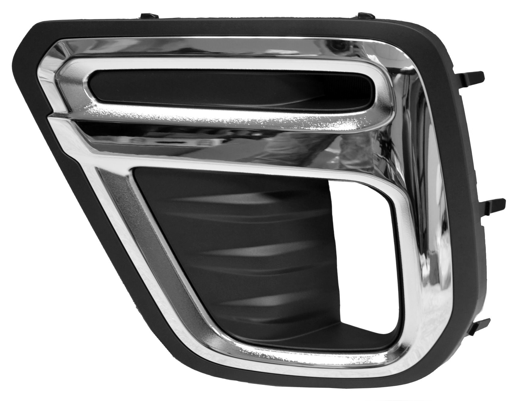 Bumper Insert Front Left Fog Lamp Bezel w/LED Fog Lamps Chrome Trim for Subaru Forester Premier Touring 2019–2021