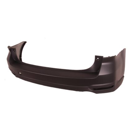 Bumper Cover Rear w/o Object Sensors w/Textured Lower Primed for Subaru Forester 2014–2018