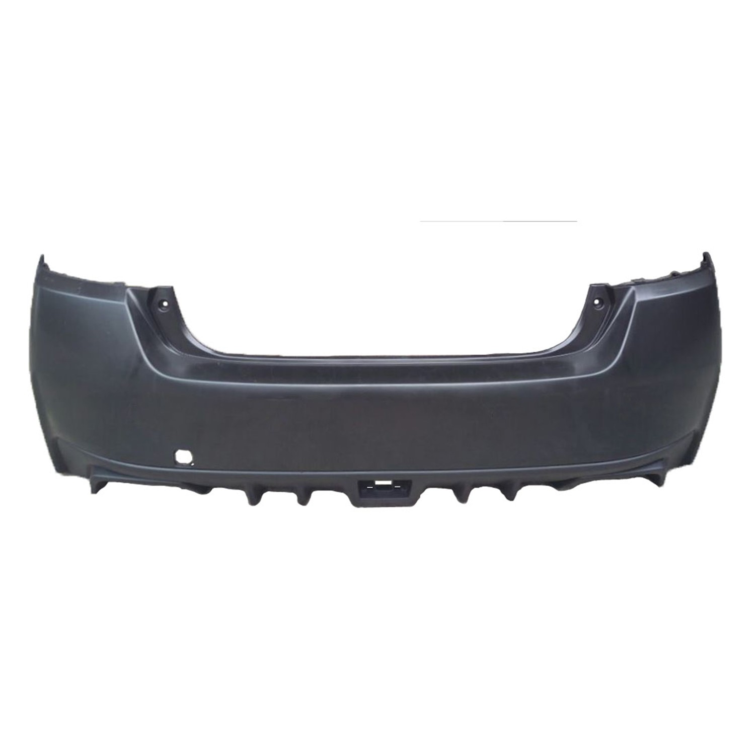 Bumper Cover Rear w/o Rear Object Sensors Primed CAPA for Subaru WRX 2015–2021