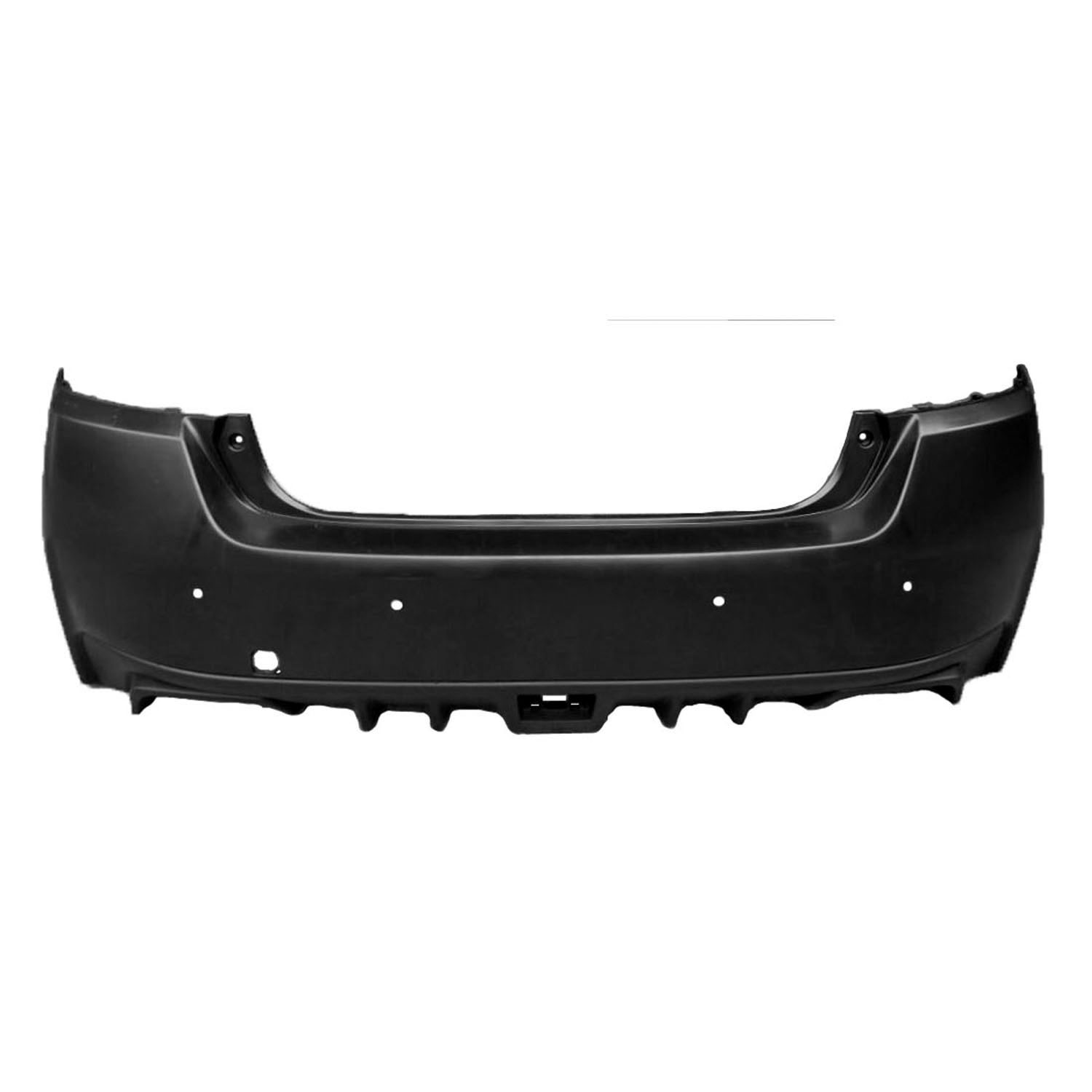 Bumper Cover Rear w/Rear Object Sensors Primed for Subaru WRX 2017–2021