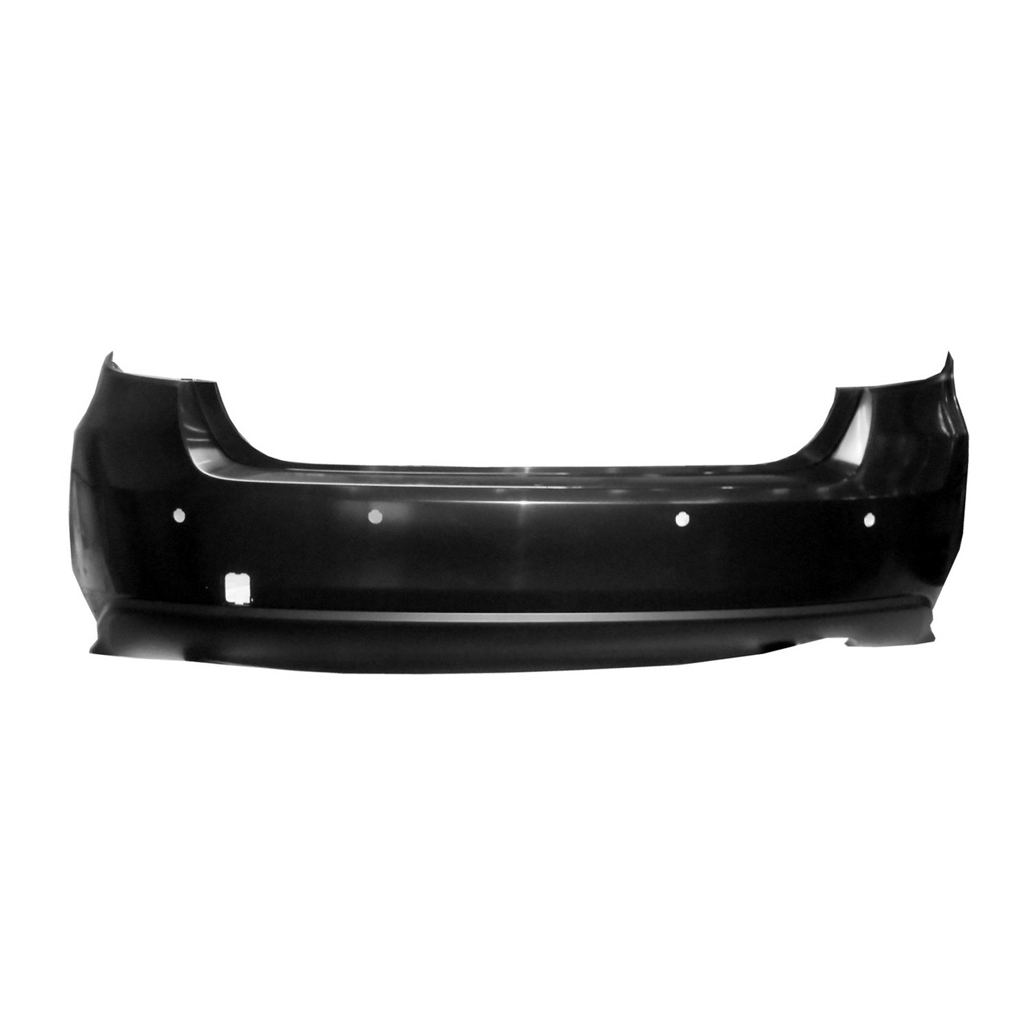 Bumper Cover Rear w/Object Sensors w/Textured Lower Primed CAPA for Subaru Impreza Sedan 2017–2022