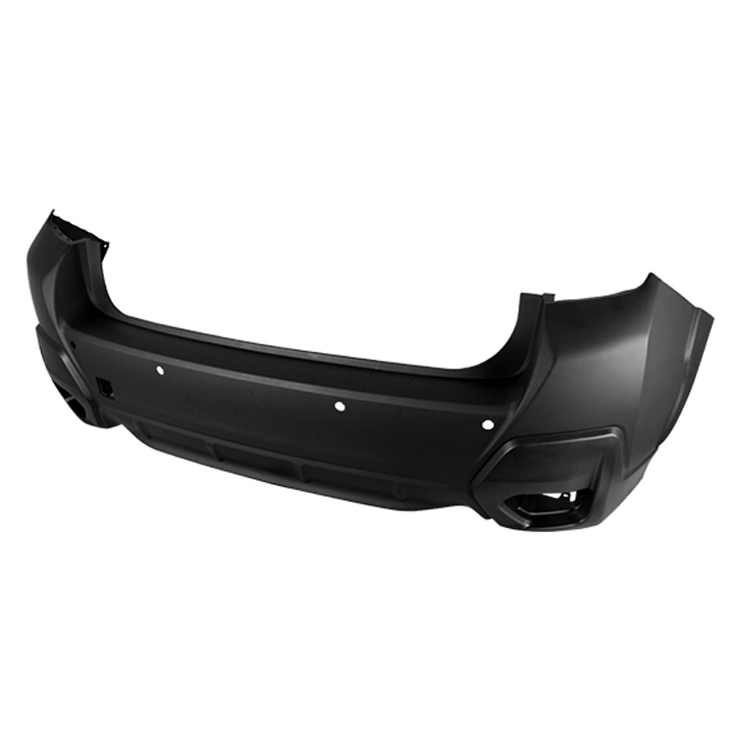 Bumper Cover Rear w/Object Sensors Primed CAPA for Subaru Crosstrek 2018–2023