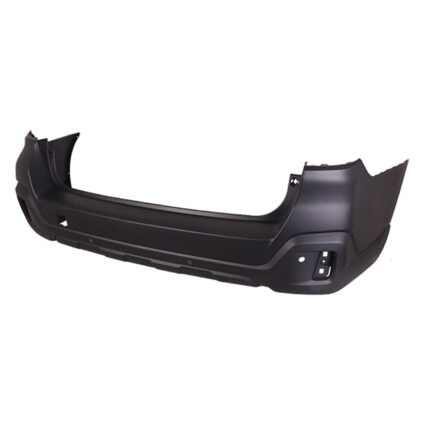 Bumper Cover Rear w/Object Sensors Textured Lower Primed for Subaru Outback 2018–2019