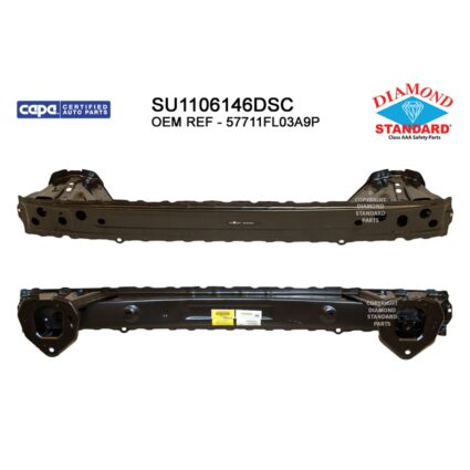 Bumper Cover Reinforcement Rear CAPA for Subaru Impreza 2017–2023