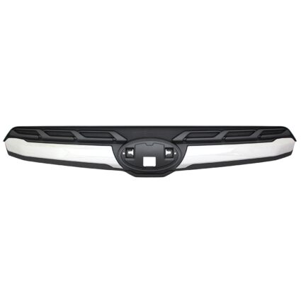 Grille Molding Type 2 Matte Black w/Chrome Molding for Subaru Forester 2017–2018
