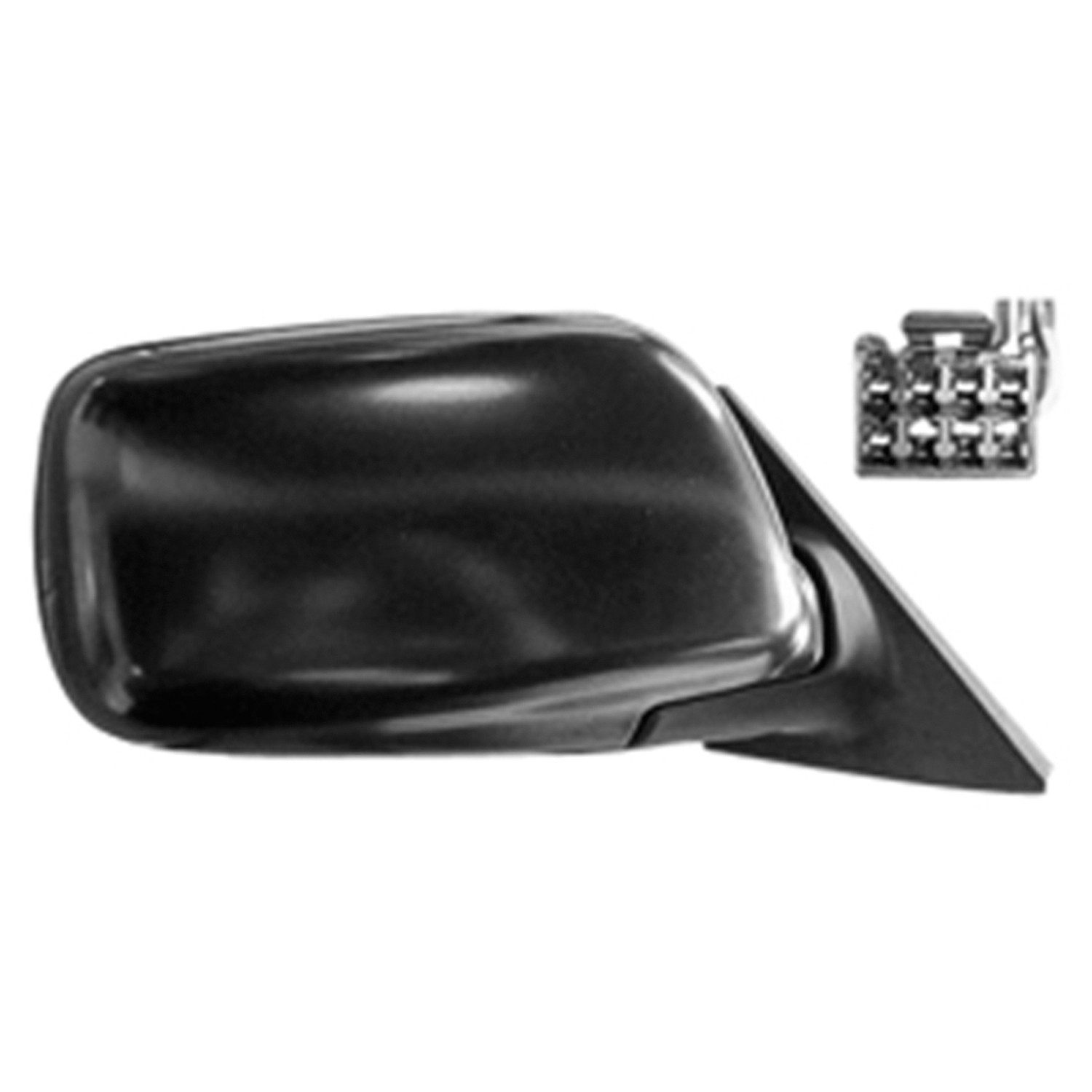 Door Mirror Assembly Right w/o Signal Matte Black for Subaru Forester XS XT XT Premium XS L.L. Bean Edition 2003–2005