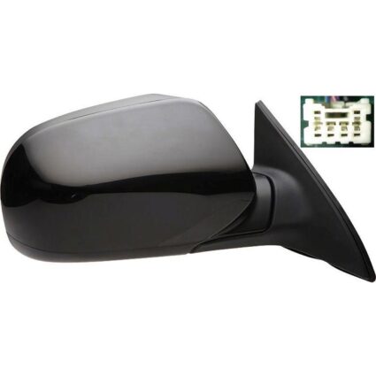 Door Mirror Assembly Right Power Heated Includes Textured Black & PTM Cover for Subaru Legacy Outback