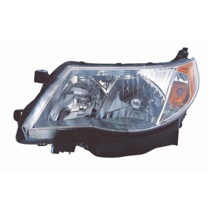 Headlight Assembly Composite Left Halogen CAPA for Subaru Forester 2009–2013