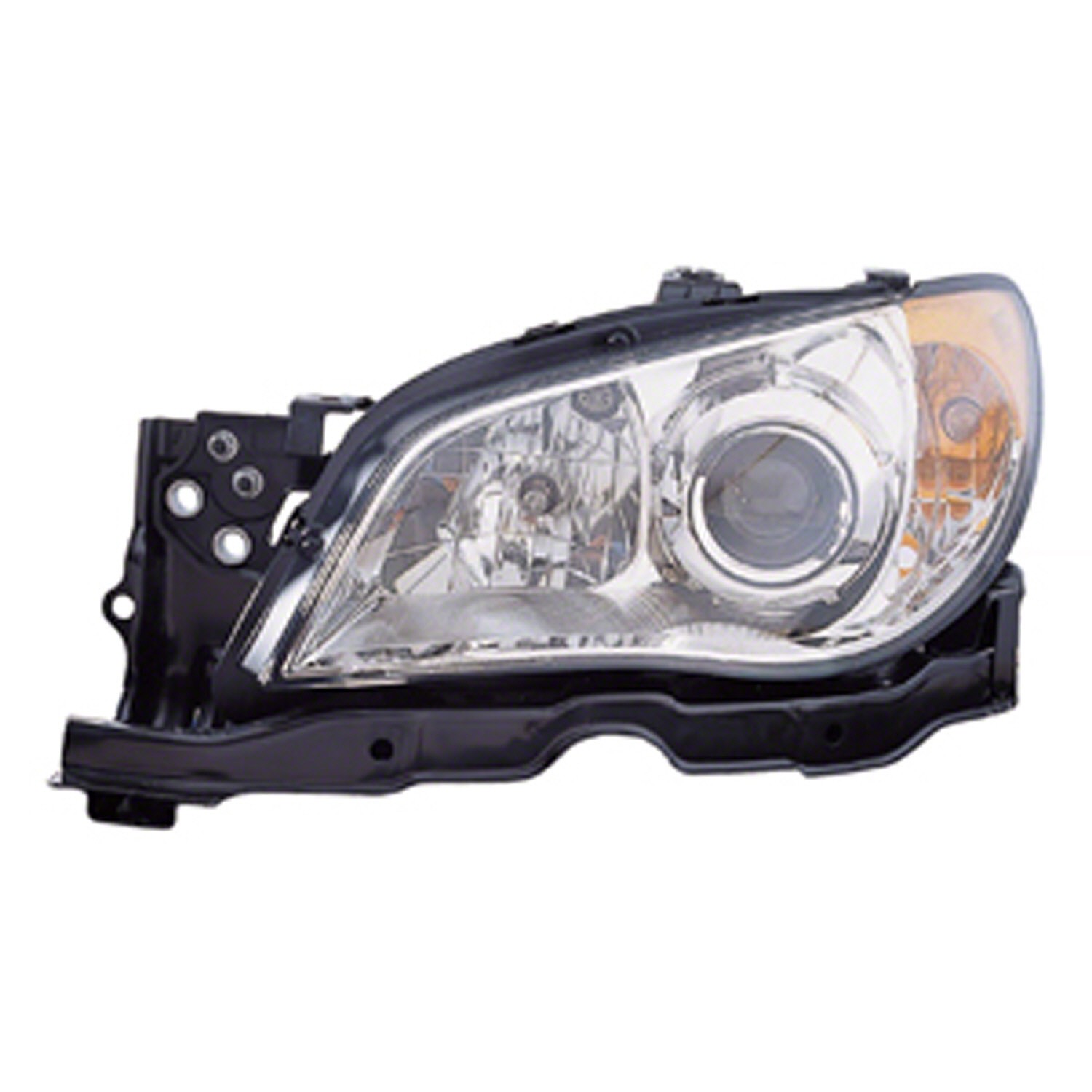 Headlight Assembly Composite Left w/o HID CAPA for Subaru Impreza 2007