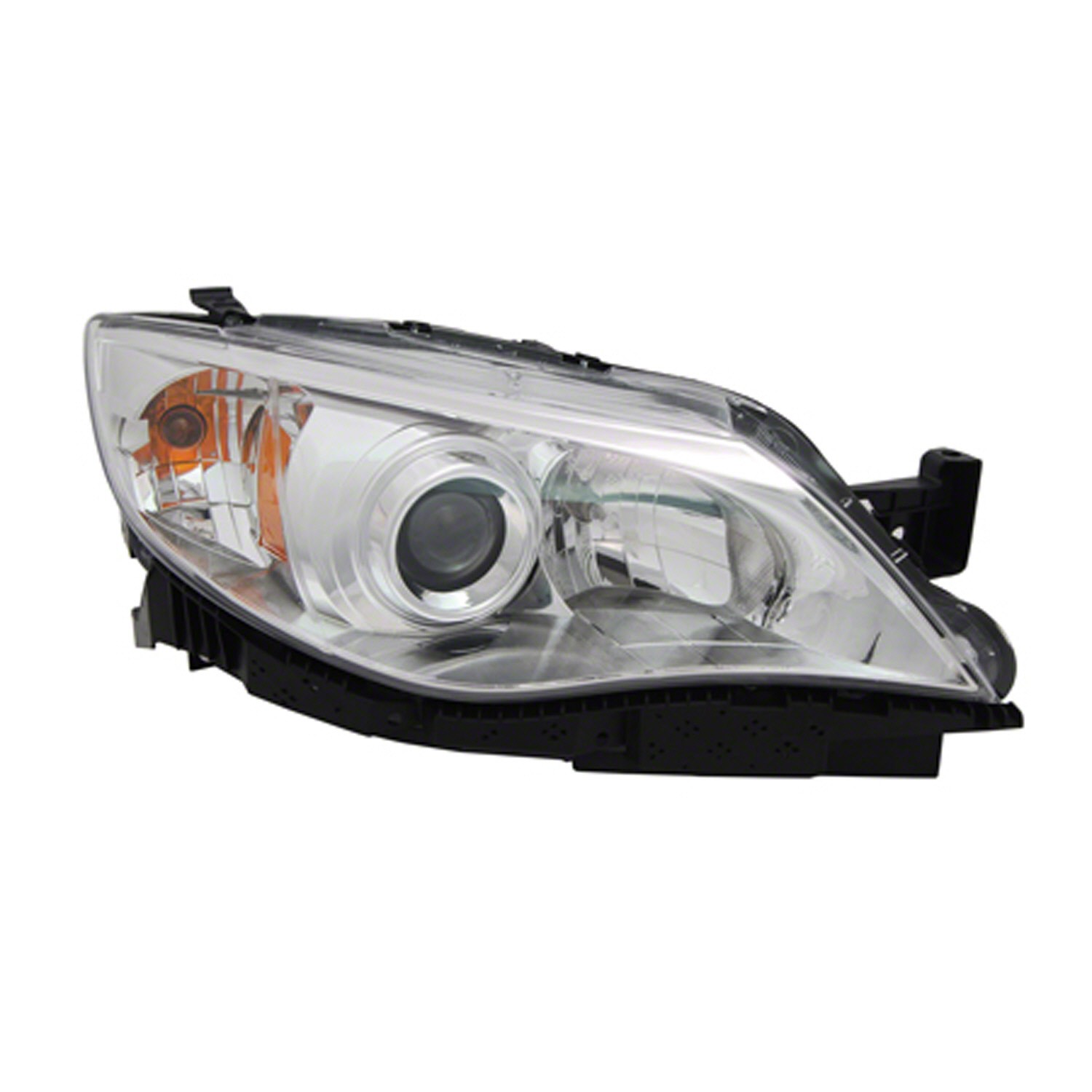Headlight Assembly Composite Right Chrome for Subaru Impreza Outback Sport 2008–2009