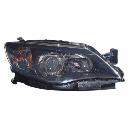 Headlight Assembly Composite Right Black CAPA for Subaru Impreza Sedan 2.5i 2.5i Limited 2.5i Premium 2008–2011