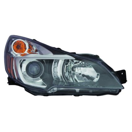 Headlight Assembly Composite Right Black Bezel CAPA for Subaru Legacy Outback