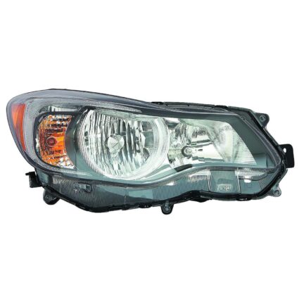 Headlight Assembly Composite Right From 9-13 Halogen CAPA for Subaru Impreza XV Crosstrek