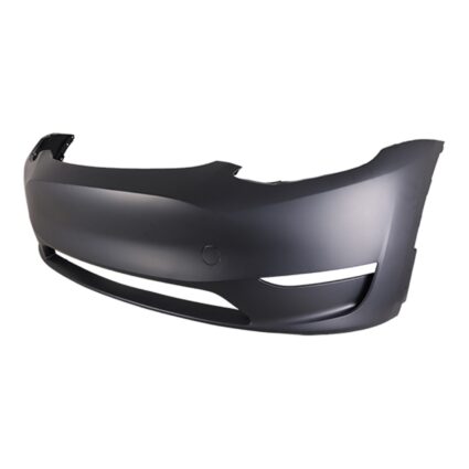 Bumper Cover Front w/o Parking Aid Sensors Primed CAPA for Tesla Y 2020–2024