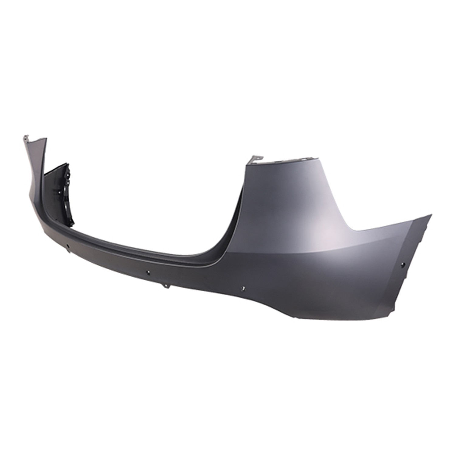 Bumper Cover Rear Upper w/Park Assist Sensors Primed CAPA for Tesla Y 2020–2024