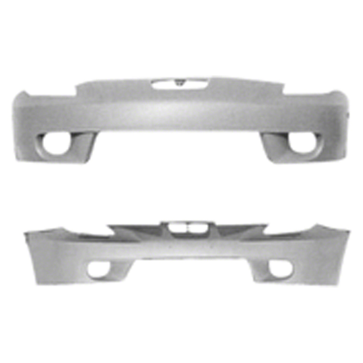 Bumper Cover Front w/o Action Package Primed for Toyota Celica 2000–2002