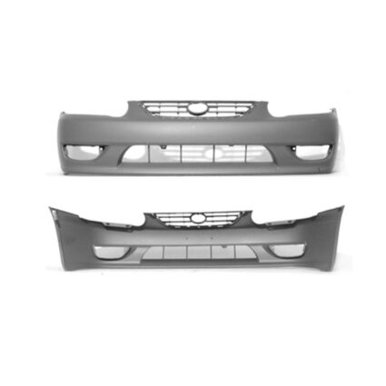 Bumper Cover Front Primed for Toyota Corolla 2001–2002
