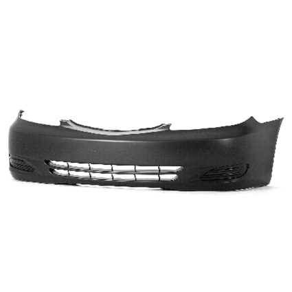 Bumper Cover Front LE/XLE w/o Fog Lamps Primed USA Built CAPA for Toyota Camry 2002–2004