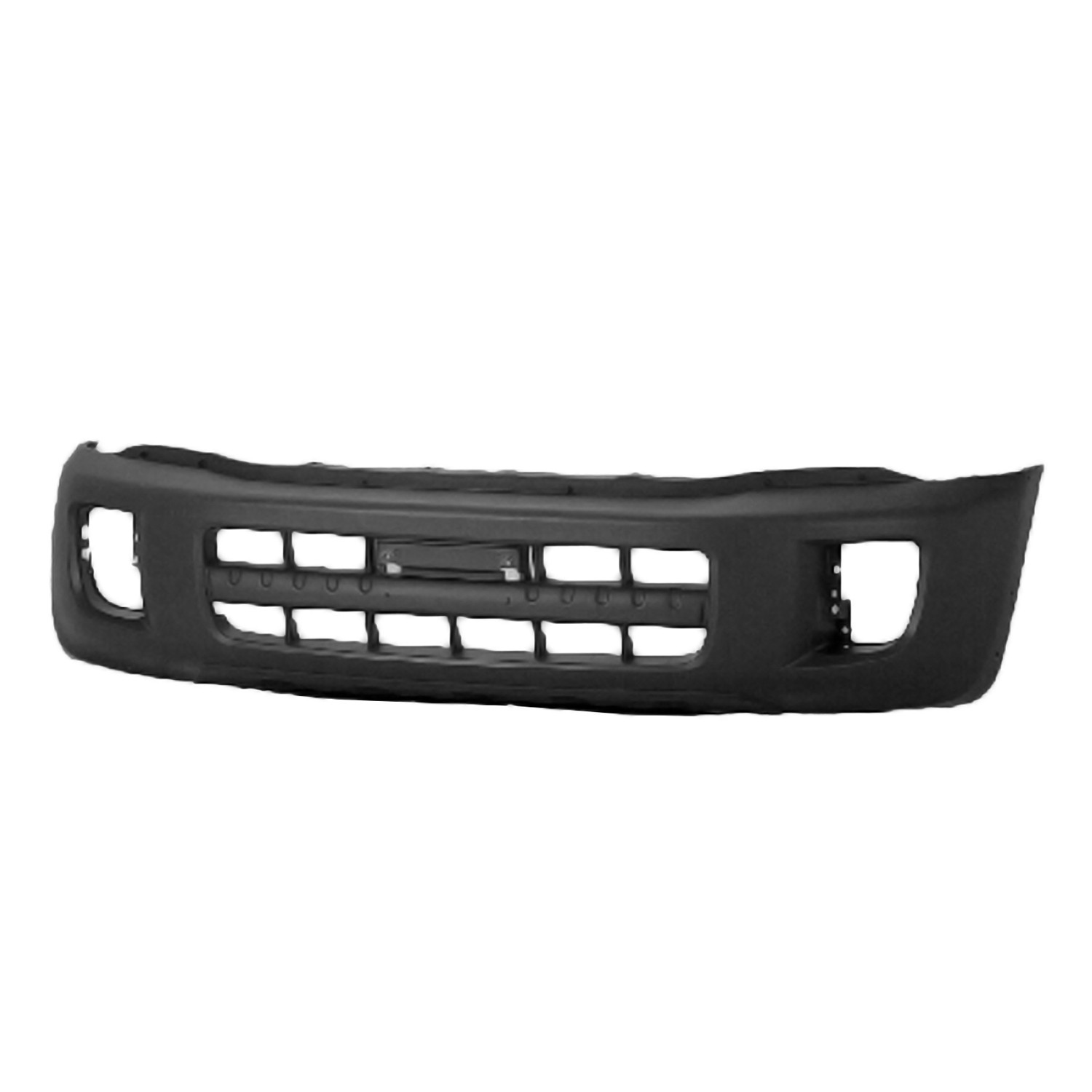 Bumper Cover Front w/Wheel Opng Flares Matte Dark Gray for Toyota RAV4 2001–2003