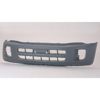 Bumper Cover Front w/Wheel Opng Flares Matte Dark Gray CAPA for Toyota RAV4 2001–2003