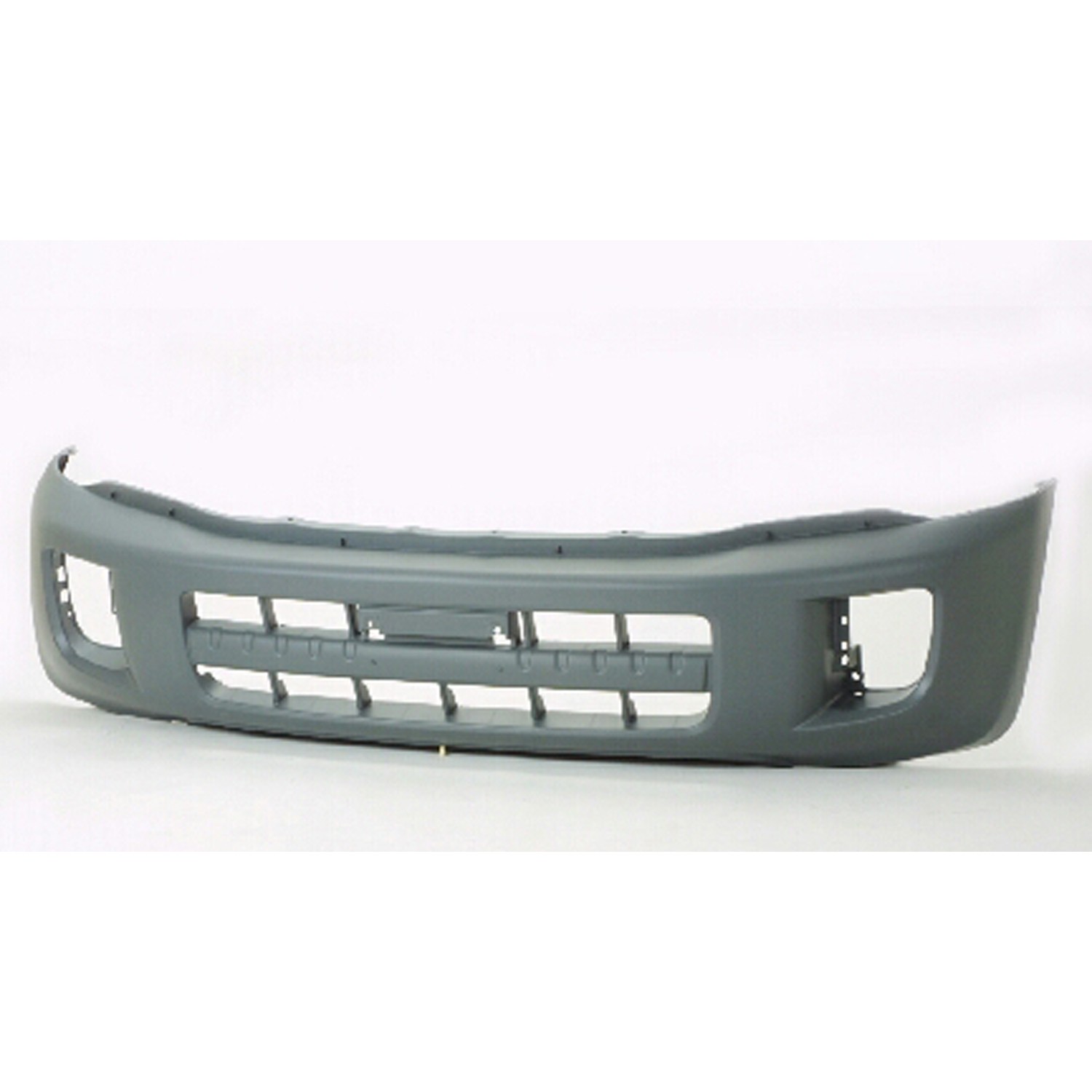 Bumper Cover Front w/o Wheel Opng Flares Matte Dark Gray CAPA for Toyota RAV4 2001–2003