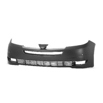 Bumper Cover Front w/Park Sensor w/o Radar Cruise Primed for Toyota Sienna 2004–2005