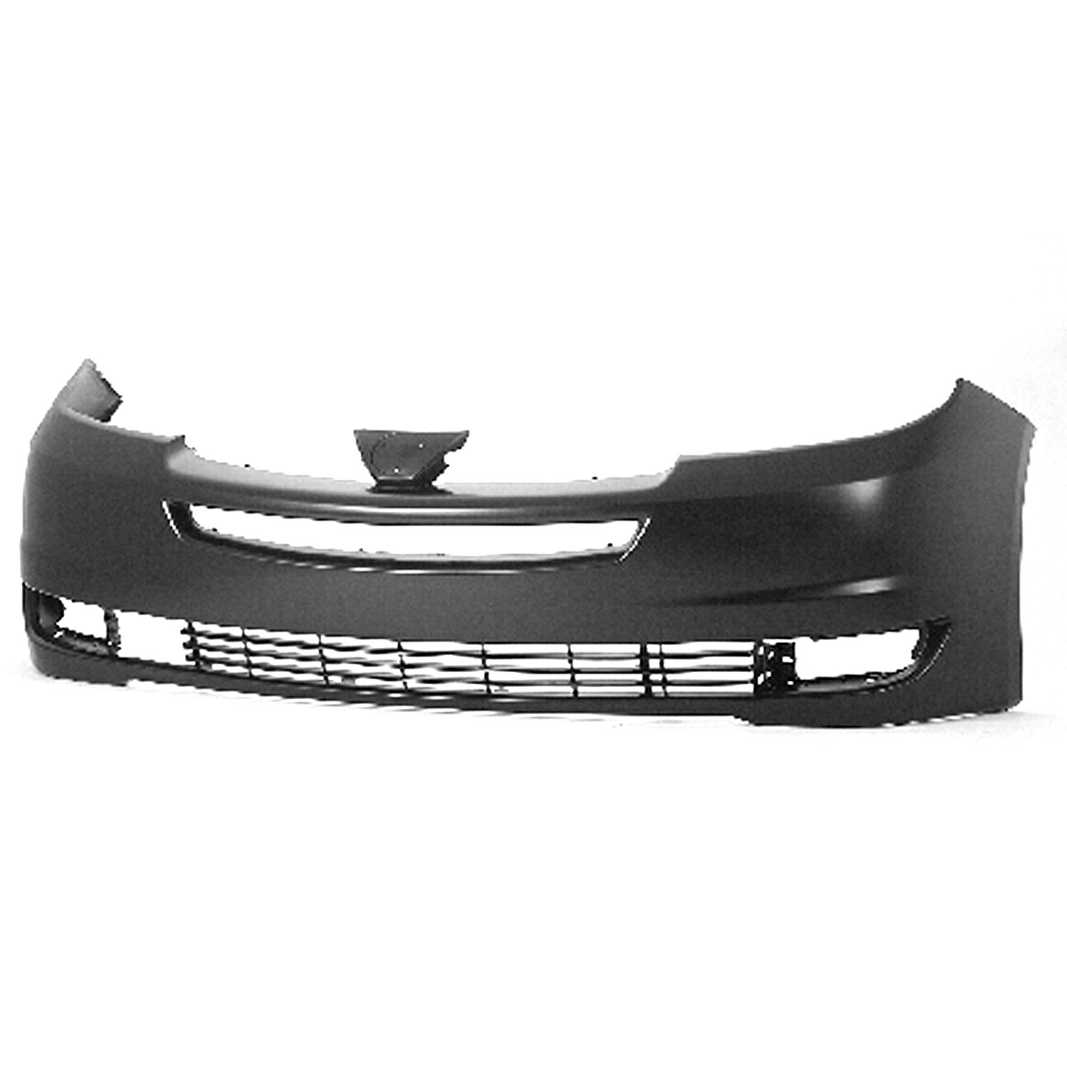 Bumper Cover Front w/o Park Sensor w/Radar Cruise Primed CAPA for Toyota Sienna 2004–2005