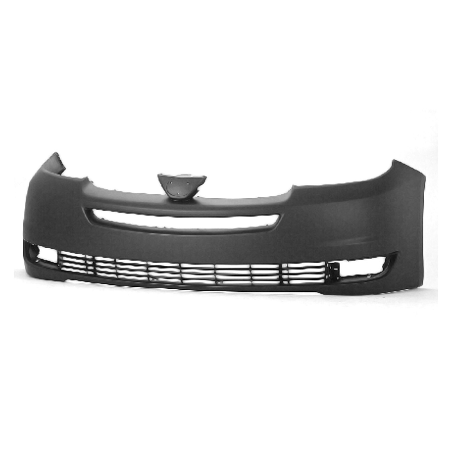 Bumper Cover Front w/o Park Sensor w/o Radar Cruise Primed for Toyota Sienna 2004–2005