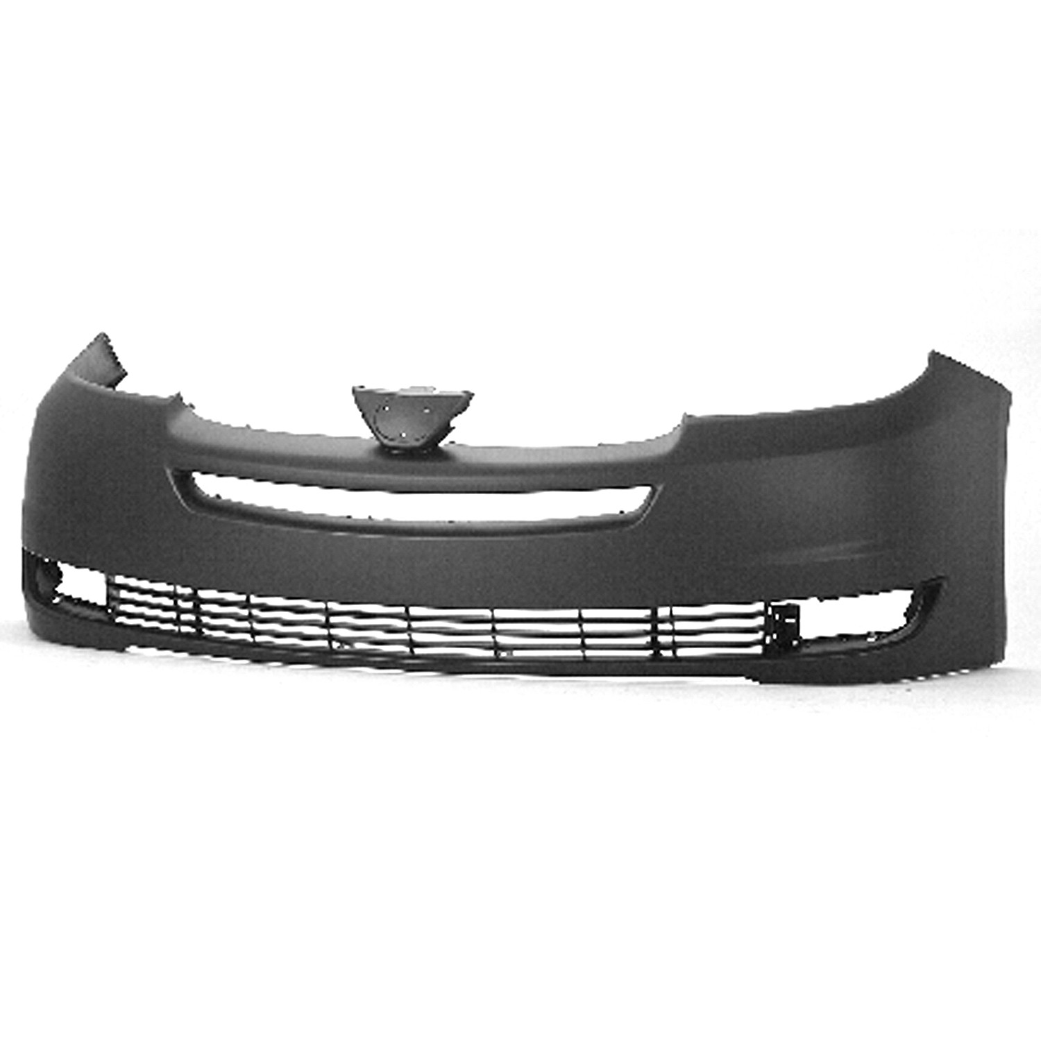 Bumper Cover Front w/o Park Sensor w/o Radar Cruise Primed CAPA for Toyota Sienna 2004–2005