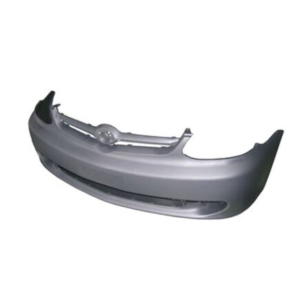 Bumper Cover Front w/o Front Spoiler Matte-Dark Gray for Toyota Echo 2003–2005