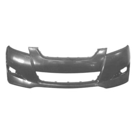 Bumper Cover Front w/o Spoiler Holes w/o Fog Lamps Black Primed Canada Market for Toyota Matrix 2009–2014