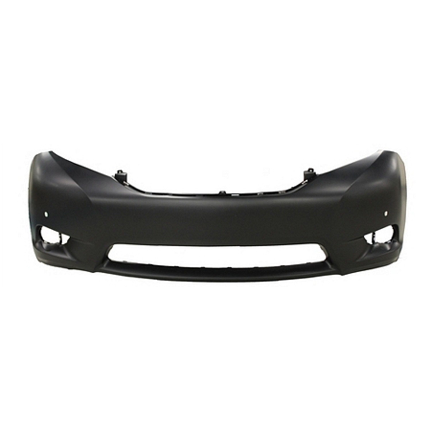 Bumper Cover Front w/Park Assist Sensors Primed for Toyota Sienna Limited 2011–2017