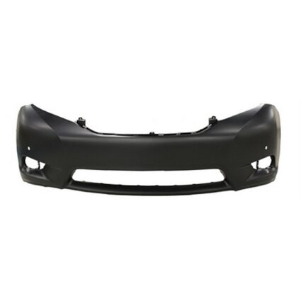 Bumper Cover Front w/Park Assist Sensors Primed CAPA for Toyota Sienna Limited 2011–2017