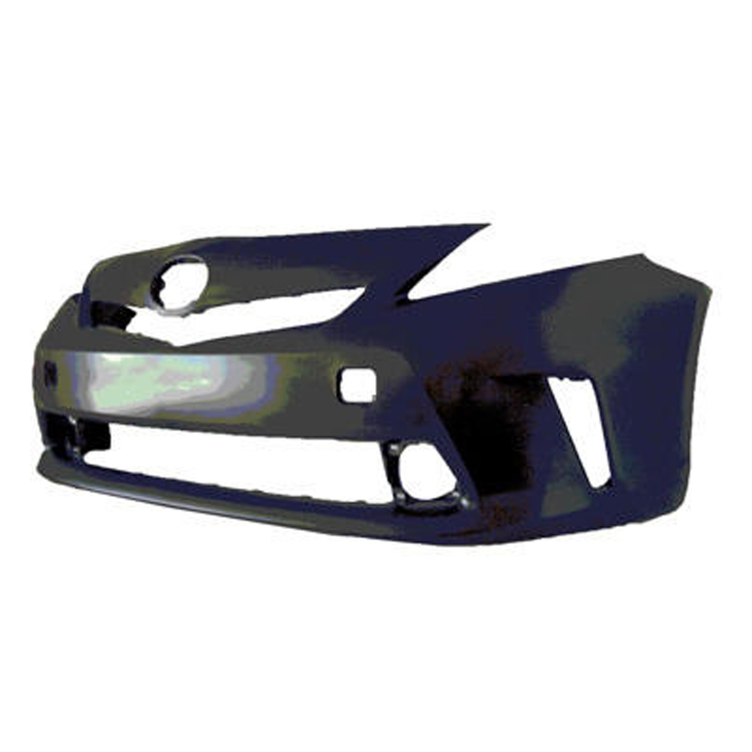 Bumper Cover Front Halogen Headlamps w/o Pre-Collision System Primed for Toyota Prius V 2012–2014