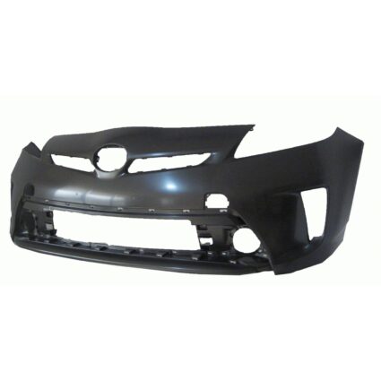 Bumper Cover Front w/o Headlamp Washers Halogen Headlamps Primed for Toyota Prius Prius Plug-In