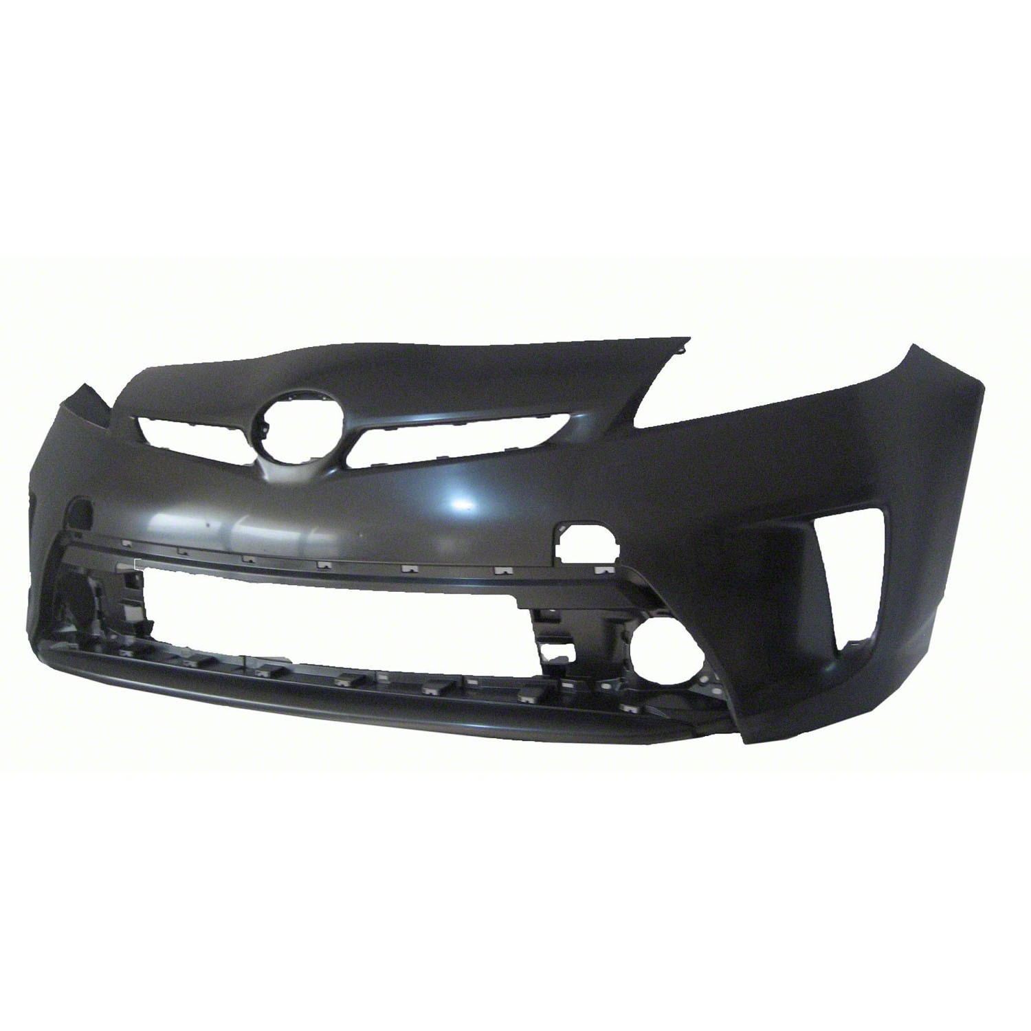 Bumper Cover Front w/o Headlamp Washers Halogen Headlamps Primed for Toyota Prius Prius Plug-In