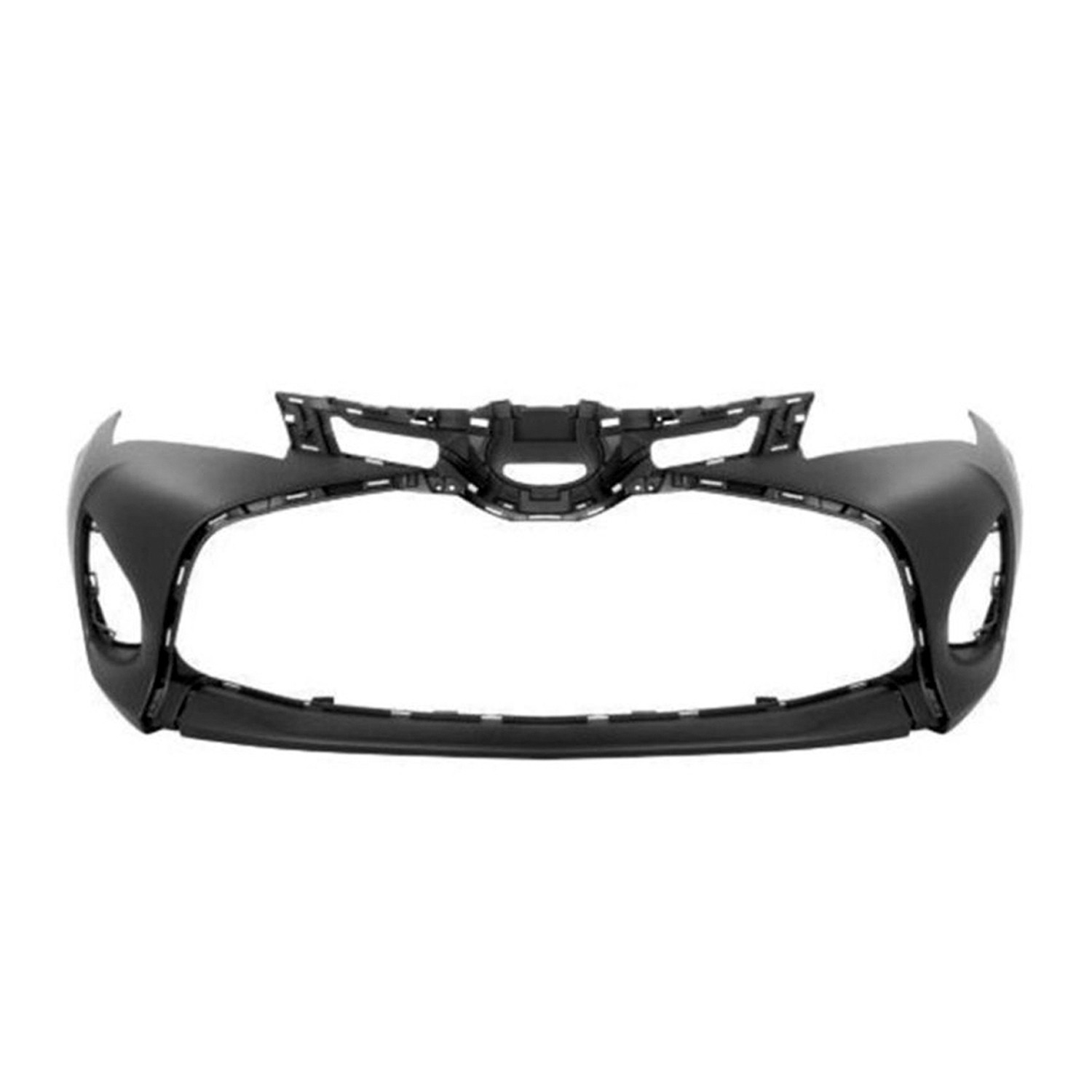 Bumper Cover Front Primed CAPA for Toyota Yaris Hatchback 2015–2017