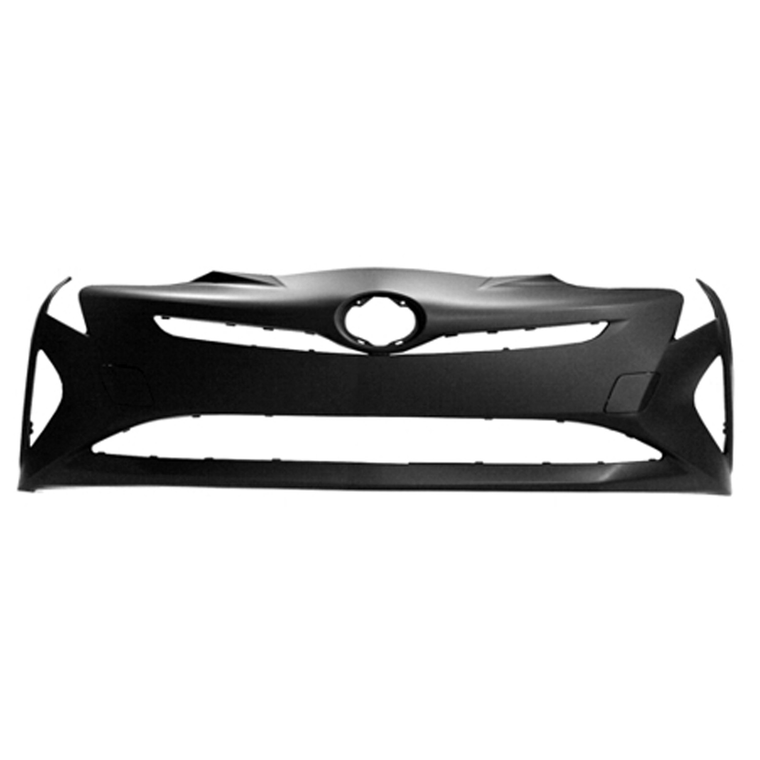 Bumper Cover Front w/o Park Assist Primed CAPA for Toyota Prius 2016–2018