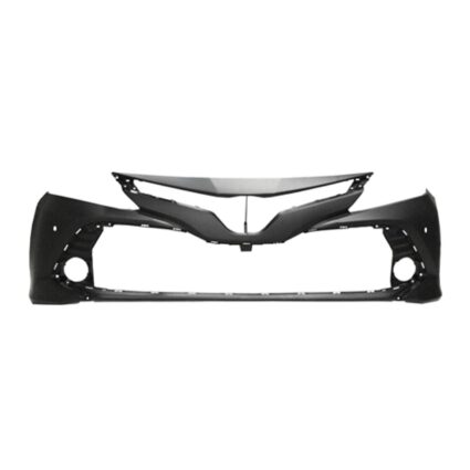 Bumper Cover Front w/Blind Spot Monitor w/Rear Cross Traffic Alert Primed CAPA for Toyota Camry Hybrid XLE XLE XLE Navi Hybrid LE 2018–2020
